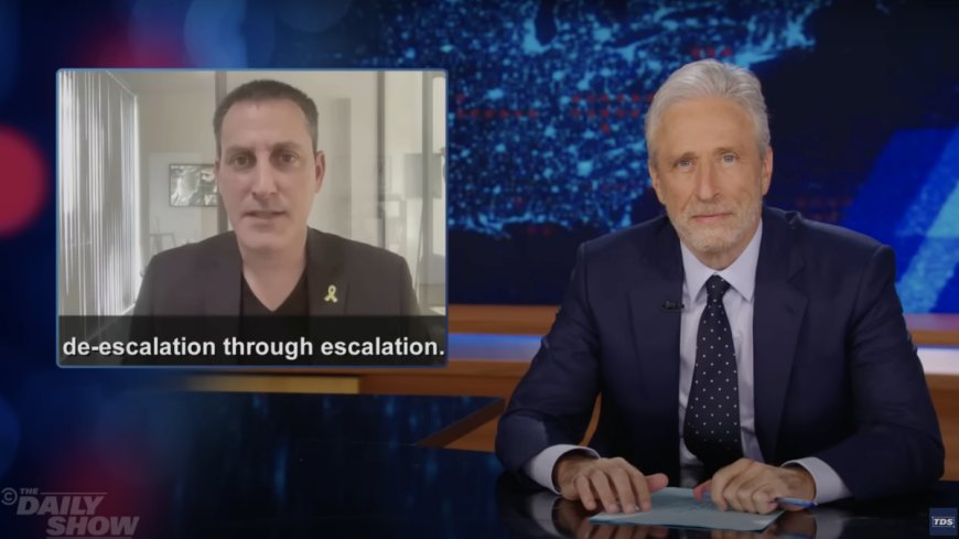 Jon Stewart shares more unfiltered thoughts about war in the Middle East