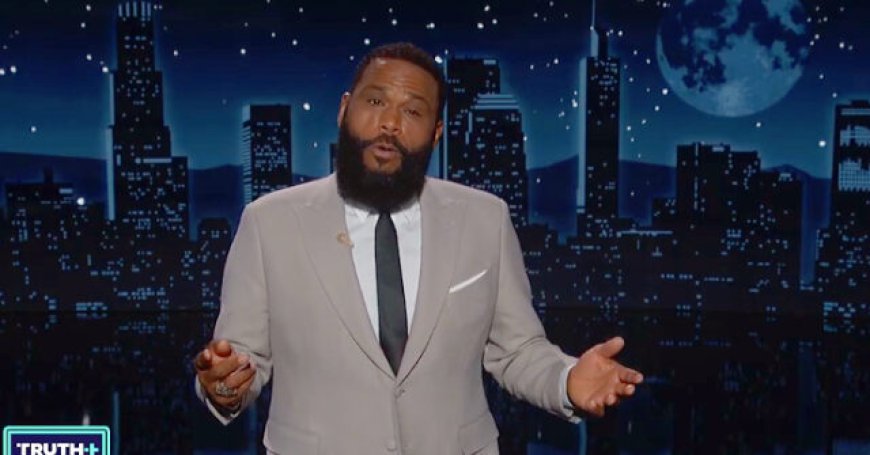 'Kimmel Live' Guest Host Anthony Anderson Smears Trump as Nazi and Racist