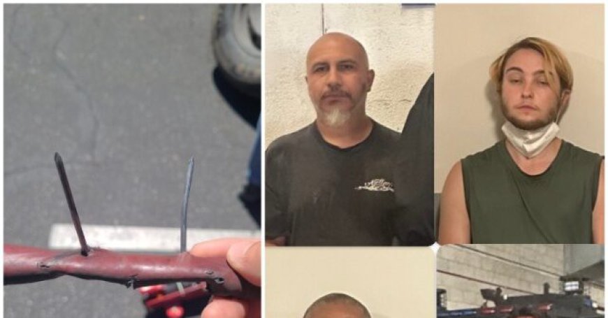 4 Anti-ICE Activists Arrested for Planting Tire Spikes near Federal Police Units in Los Angeles