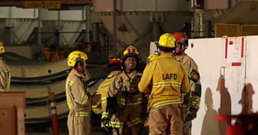 VIDEO — L.A. Tunnel Collapse: 31 Trapped Construction Workers Rescued in 'Highly Technical' Operation