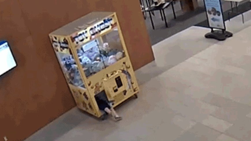 Ohio boy crawls into claw machine, gets stuck, rescued with pride bruised but unharmed