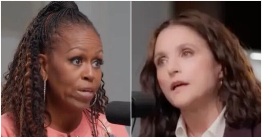 Millionaires Michelle Obama, Julia Louis Dreyfus Whine About How Hard Life Is for Women in America