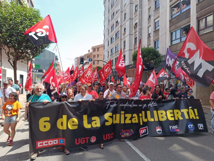 Suiza 6 jailed: “A repressive trend against unionism”