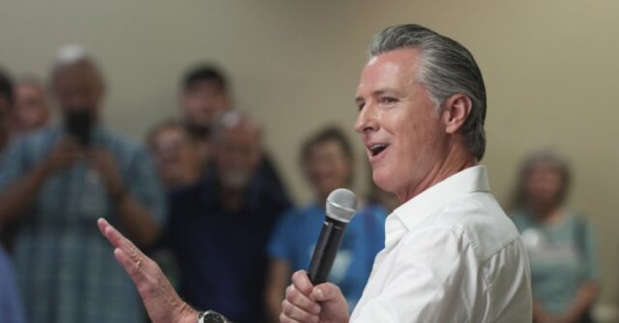 Podcaster Gavin Newsom Visits California Amid Wildfires, ICE Raids