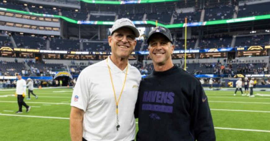 NFL Coaches Jim and John Harbaugh Visit with Donald Trump in the White House