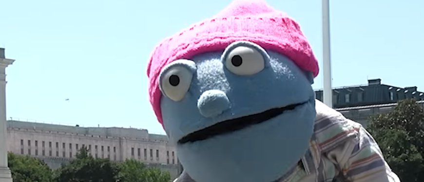 Supreme Court Protesters Get Scared Of Puppet