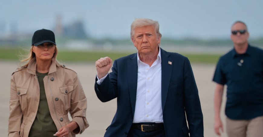 Donald, Melania Trump Meet with Grieving Families in Texas Ahead of Roundtable: 'They've Been Devastated'