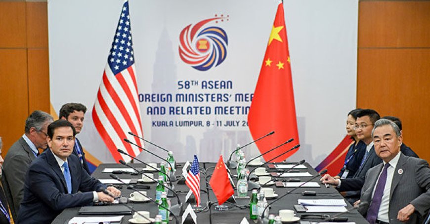 Marco Rubio Holds 'Constructive, Positive' Meeting with Chinese Foreign Minister