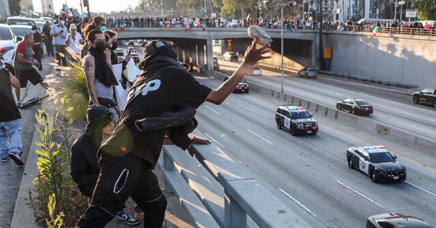 Trump Directs DHS, ICE to Arrest Rioters Throwing Objects at ICE: 'Never Want to See a Car Carrying a Law Enforcement Officer Attacked Again'