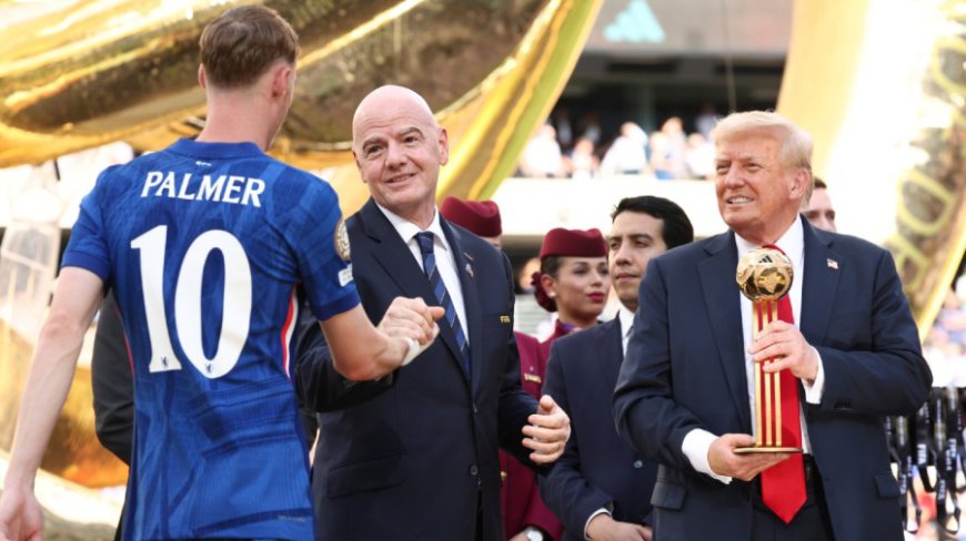Chelsea star Cole Palmer on Trump joining team for trophy: 'I was a bit confused'