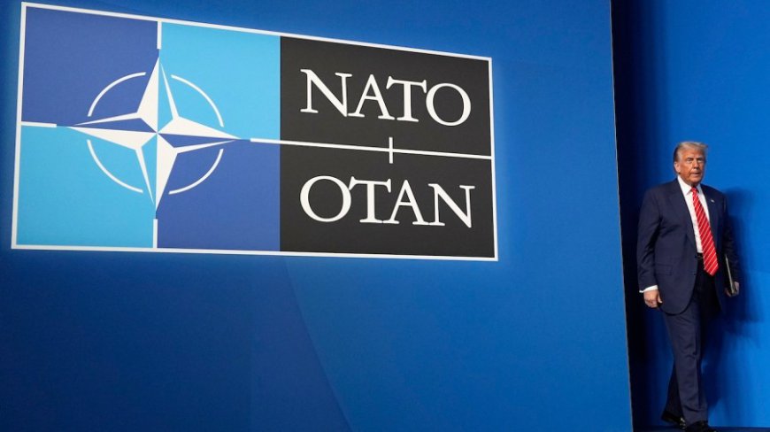 Watch live: Trump meets NATO secretary-general on Ukraine aid