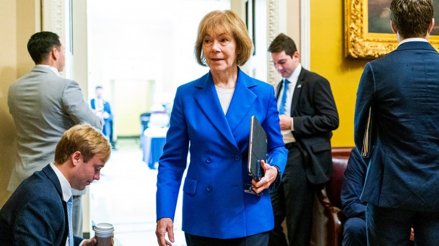 Tina Smith hospitalized overnight for observation amid rescissions vote-a-rama