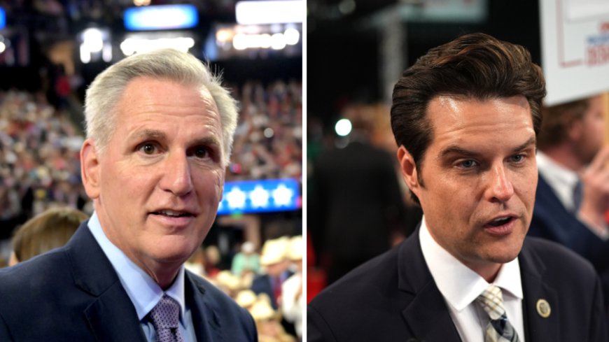 Gaetz responds to McCarthy's quip at Hill Nation Summit: 'Get help'