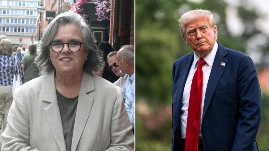 Rosie O'Donnell uses Irish comedy club set to harp on Trump feud
