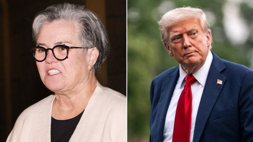 Rosie O'Donnell goes off on 'madman' Trump and Colbert's cancelation in scathing TikTok attack