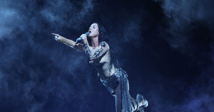 Watch: Katy Perry Nearly Falls from Giant Suspended Butterfly Mid-Performance