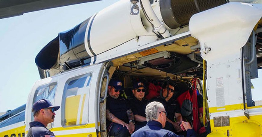 Report: Los Angeles First Responders Pluck Five Hikers from Flash Flood