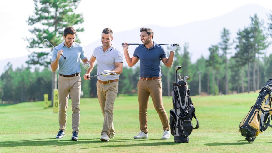 Golf shirts and pants that transition from the course to the office