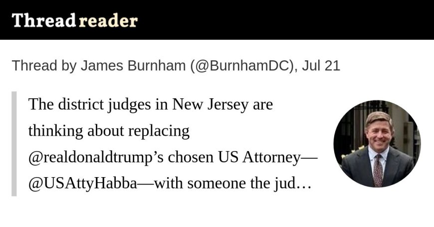 Judges Move to Replace Trump’s U.S. Attorney Pick—But Alina Habba Isn’t Going Anywhere…
