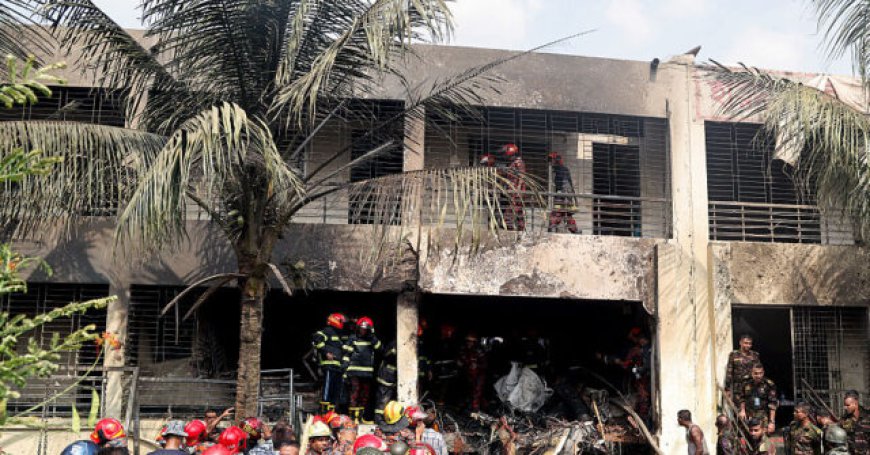 20+ Killed As Chinese-Built Fighter Jet Crashes Into Bangladeshi School