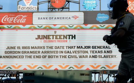 Juneteenth was celebrated across major professional sports leagues and teams — with two notable exceptions