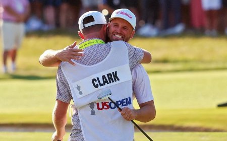 Wyndham Clark survives hostile crowd and Sam Burns charge to win second U.S. Open at Shinnecock Hills