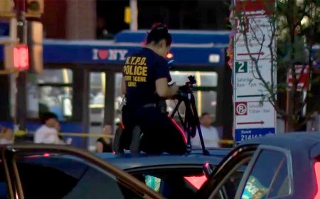 NYPD cop shoots suspect attempting to flee in stolen vehicle, officials say