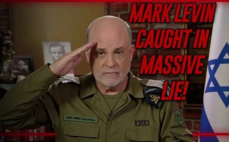 KABOOM! MARK LEVIN CAUGHT IN MASSIVE LIE CONCERNING HIS ACTIVITIES ON BEHALF OF ISRAEL 