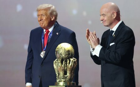 Trump set to deliver World Cup Final trophy alongside Gianni Infantino, FIFA president says