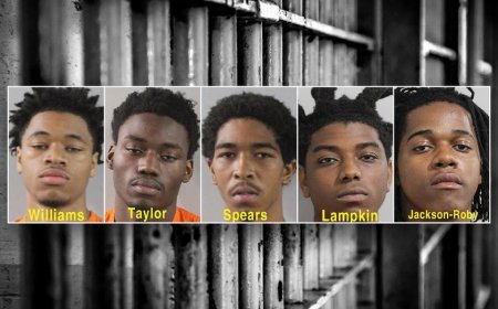 Five charged after jumping out of pickup truck to allegedly rob a man at gunpoint — for $30 vape pen: police