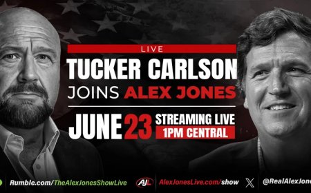 EXCLUSIVE: Tucker Carlson Drops MASSIVE Truth Bombs Live On The Alex Jones Show! FULL MUST-WATCH/SHARE INTERVIEW