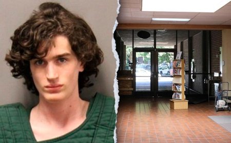 Suspected California library gunman influenced by Columbine shooting and wore matching shirt, officials say