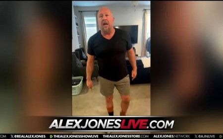 VIDEO: Alex Jones Teaches His Oldest Daughter How To Defend Herself With A Knife!