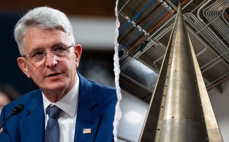 Trump admin unveils 11-foot-tall, AI-designed nuclear test flight vehicle at the Great American State Fair