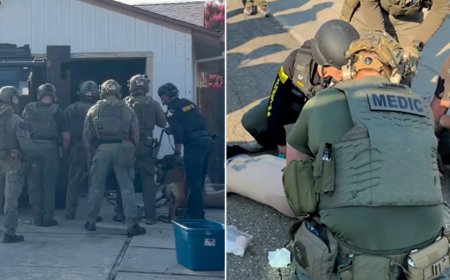 California deputies use magnet-equipped drone to disarm knife-wielding sex offender hidden in garage