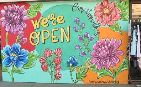 Kelowna business turns crash damage into colourful community artwork