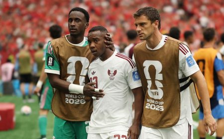Qatar's Assim Madibo handed five-match FIFA World Cup ban after tackle broke Canada star's leg