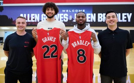 Raptors draft picks Graves, Bradley visit Toronto