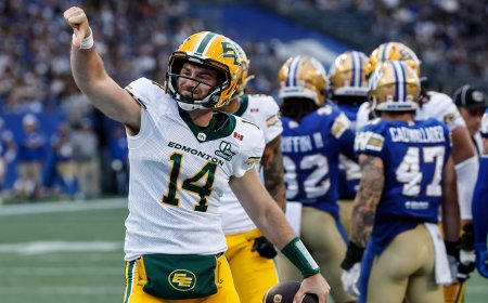 Last-minute touchdown keeps Elks unbeaten in 23-18 victory over Winnipeg Blue Bombers