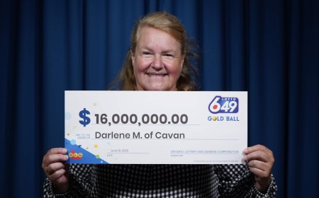 Ontario woman discovers $16M lottery win on her birthday
