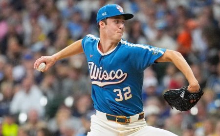 Brewers human howitzer Jacob Misiorowski breaks his own record for hardest pitch thrown by a starter