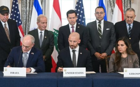 Israel and Lebanon Sign Peace Framework Agreement