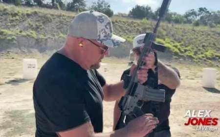 WATCH: Alex Jones, Shawn Johnson Celebrate 250 Years Of American Freedom At The Shooting Range!