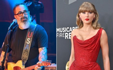 Taylor Swift merch box stuffed with shredded copies of Aaron Lewis' unreleased album cover draws response