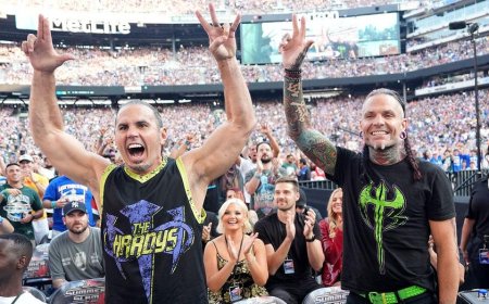 Jeff Hardy, 48, turns back the clock with wild ladder dive as The Hardys win TNA tag titles at Slammiversary