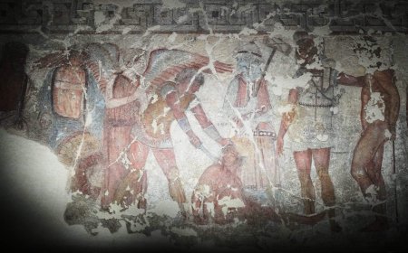 Best known example of Etruscan paintings displayed in Italy
