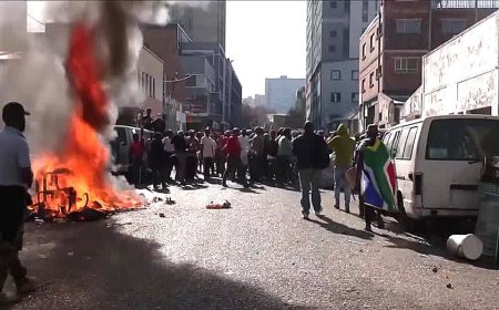 Thousands of police deployed across South Africa as deadly anti-immigration protests spread to multiple cities