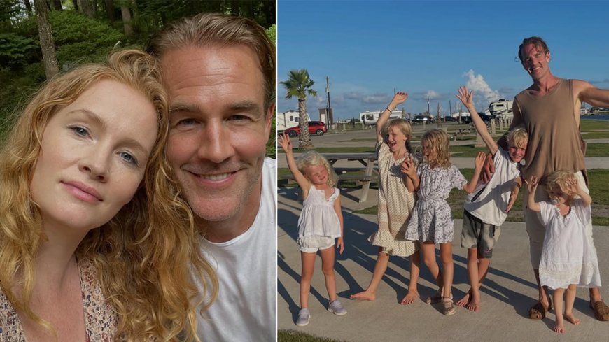 James Van Der Beek's wife honors 'magnificent' late husband on first Father's Day since his death