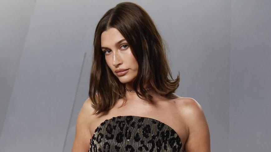 Hailey Bieber strips down for Kim Kardashian's SKIMS in red-hot new campaign