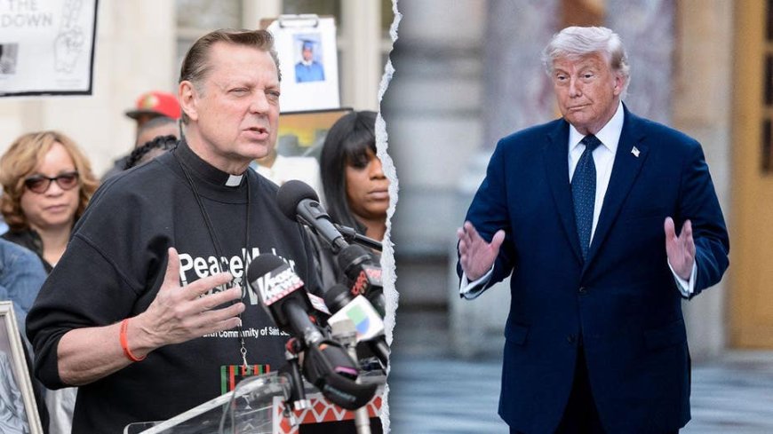 Chicago priest tells Trump to 'shut up' and restore gun violence prevention funding after deadly weekend